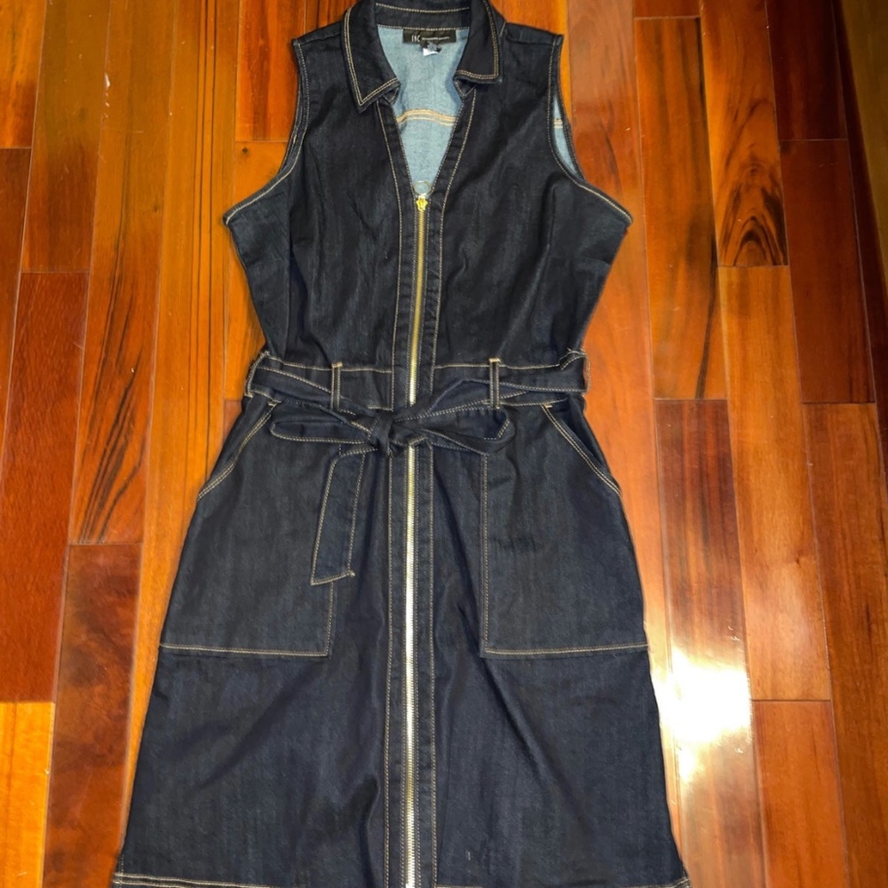 Denim Dress INC international concept blue size 12
